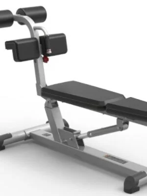 Adjustable abdominal training bench