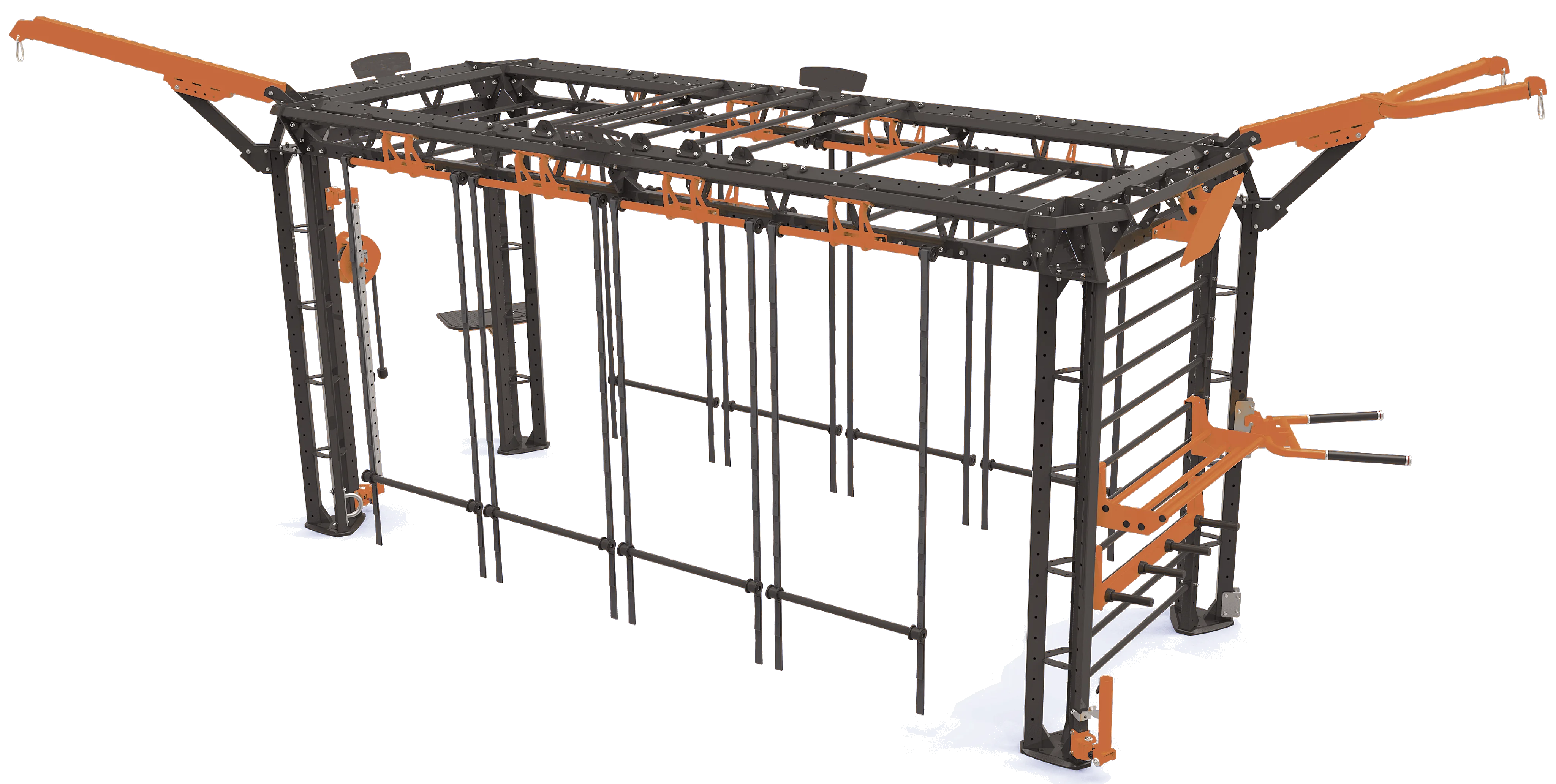 Modular 3D space training station (large rectangle with four corners)